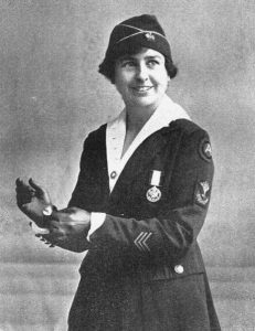 Grace Banker in uniform