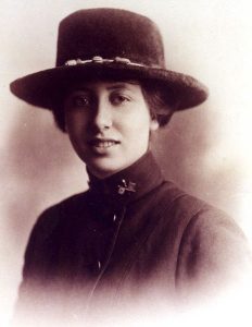 Enid Pooley in her uniform.