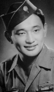 Portrait of Arthur Iwasaki in uniform