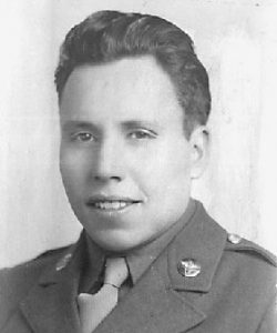 Portrait of Roger Cisneros in uniform.