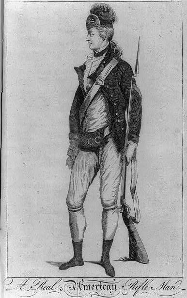 american soldier revolutionary war uniform