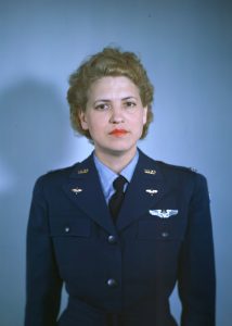 Jackie Cochran in uniform. 