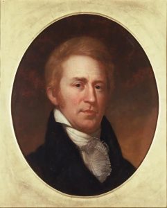 Painting of William Clark, head and shoulders. 