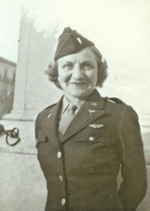 1st Lt. Aleda Lutz in uniform. 