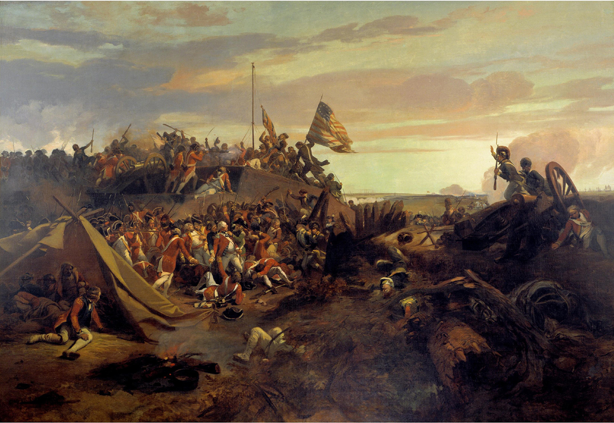 EL Lami - Storming of redoubt 10 during the Siege of Yorktown (1840)
