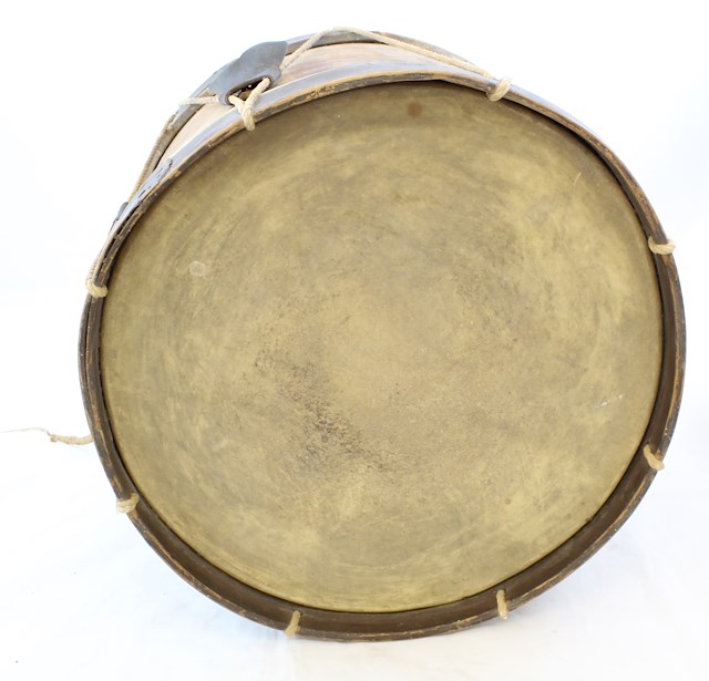 Small snare drum. Object ID DR9. Courtesy of The Fort Ticonderoga Museum Collection.