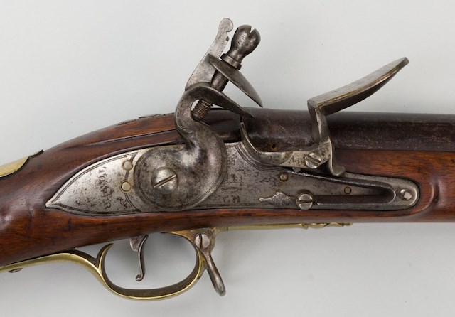 English Pattern 1777 Short Land Musket c.1779. Object ID 2022.1.36. Courtesy of the For Ticonderoga Museum Collection.