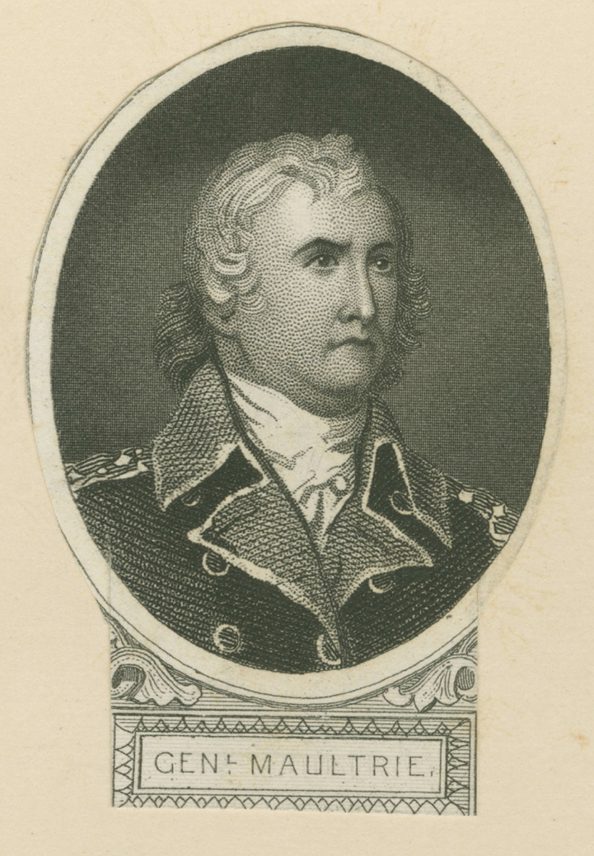 The Miriam and Ira D. Wallach Division of Art, Prints and Photographs: Print Collection, The New York Public Library. “Gen. William Moultrie” New York Public Library Digital Collections.