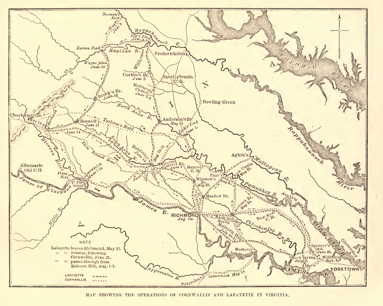 Henry P. Johnston. “The Yorktown Campaign and the Surrender of Cornwallis 1781.” New York: Harper and Brothers, 1881. p. 57.