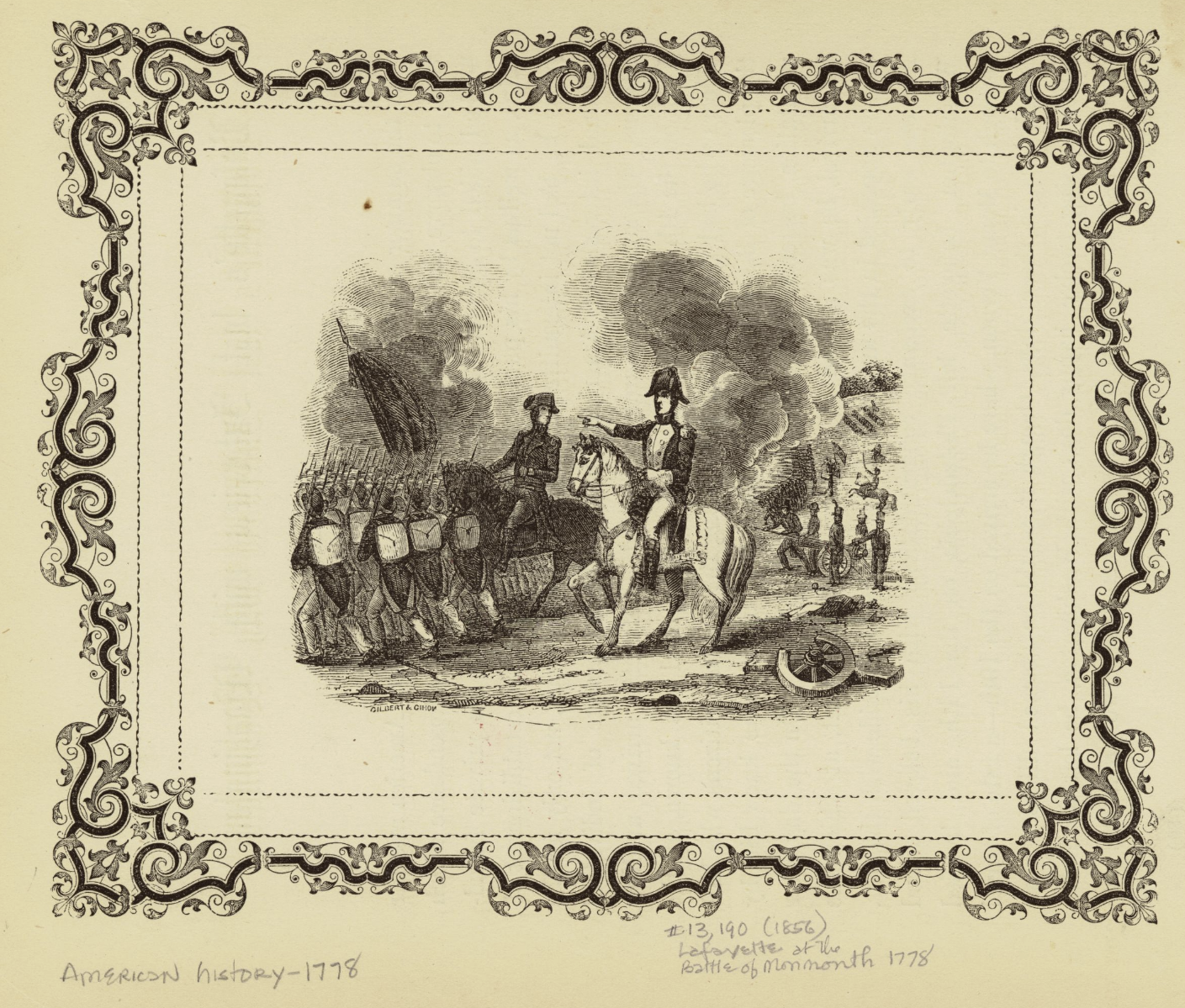 The Miriam and Ira D. Wallach Division of Art, Prints and Photographs: Picture Collection, The New York Public Library. “Lafayette at the Battle of Monmouth, 1778” New York Public Library Digital Collections
