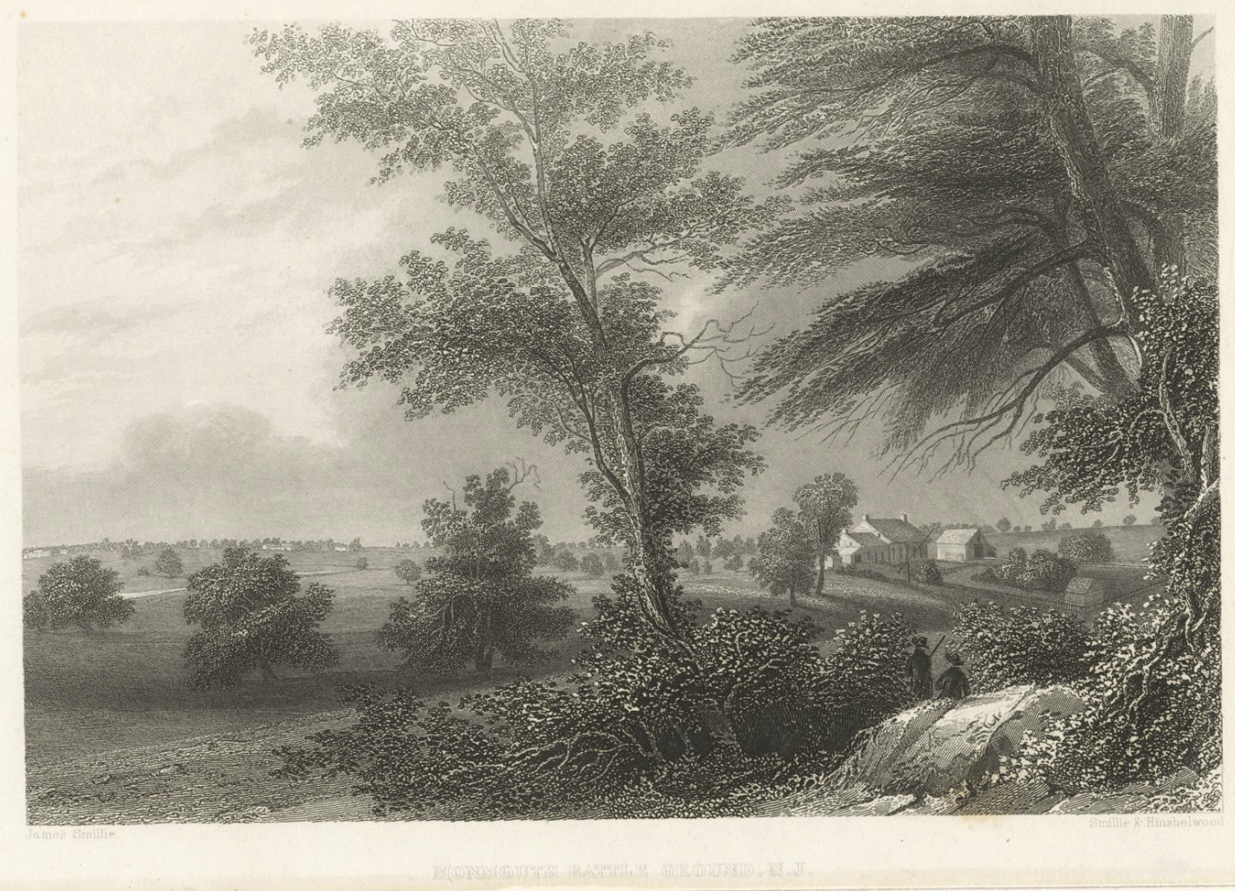 The Miriam and Ira D. Wallach Division of Art, Prints and Photographs: Print Collection, The New York Public Library. “Monmouth Battle Ground, N.J.” New York Public Library Digital Collections.