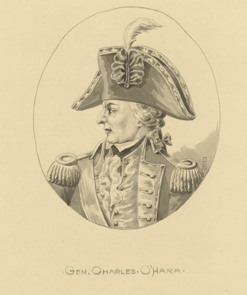 The Miriam and Ira D. Wallach Division of Art, Prints and Photographs: Print Collection, The New York Public Library. “Gen. Charles O’Hara” New York Public Library Digital Collections.