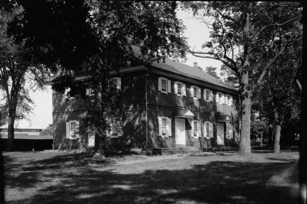 Crosswicks Quaker Meeting House. Digital Collections of Bryn Mawr.