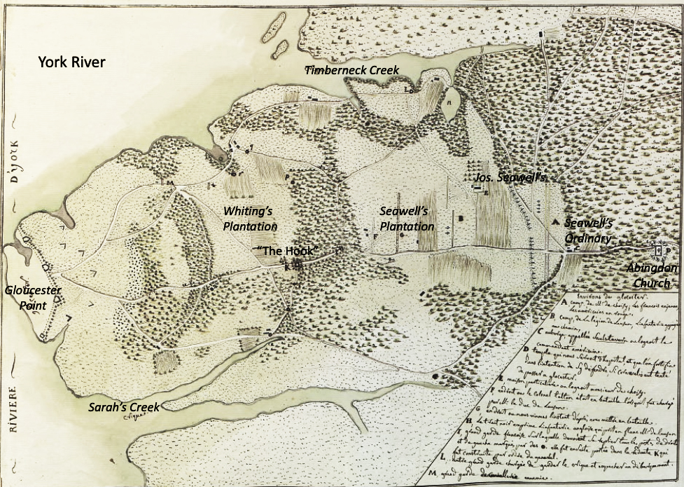 “Environs de Glocester,” in Journal particular d’une campagne aux Indes Occidentales, 1780-1782. Firestone Library, Princeton University.